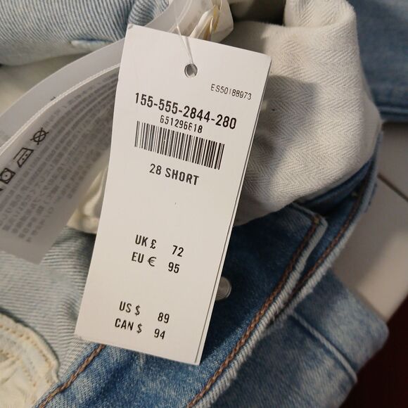 Abercrombie & Fitch "Curve Love" Light Wash The Flame Ultra High Rise Jeans 6S - Picture 14 of 16